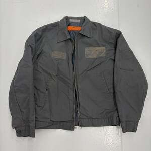 Vintage 70s Red Kap Grey Canvas Workwear Mechanics Jacket